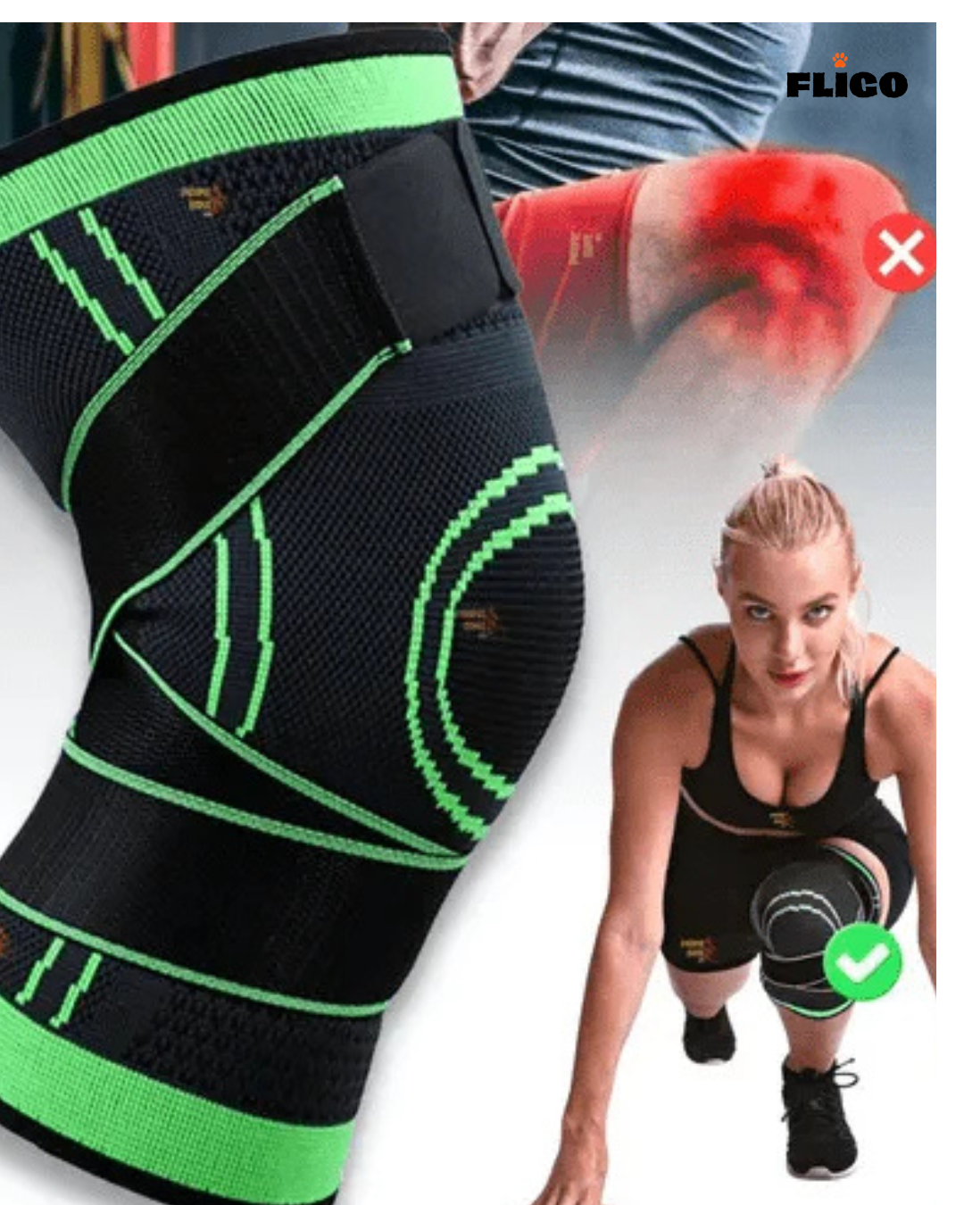 MaxFlex Support™ "Compresión Deportiva Antilesiones"